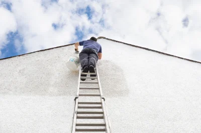 Peinture extérieure à Morton — façades et ravalement