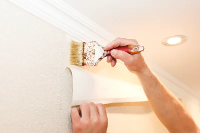 Pose de papier peint à Morton — revêtements muraux et toiles de verre